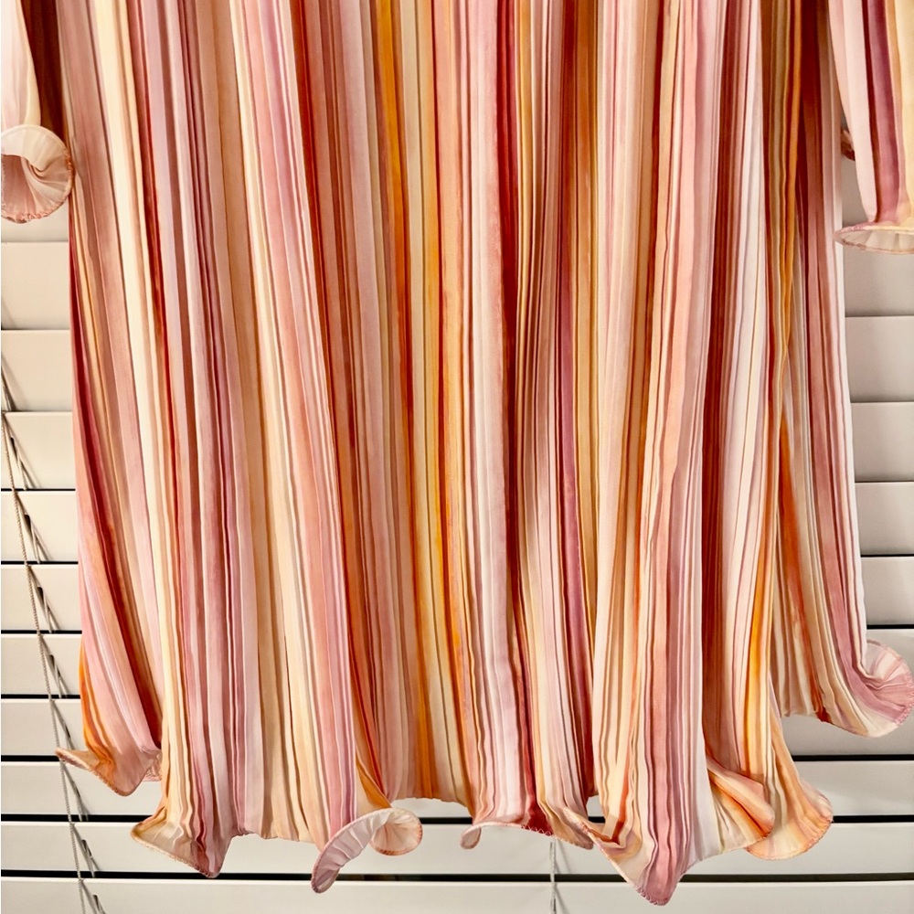 BCBGMaxAzria Multicolor Ruffle Dress - Picture 4 of 4